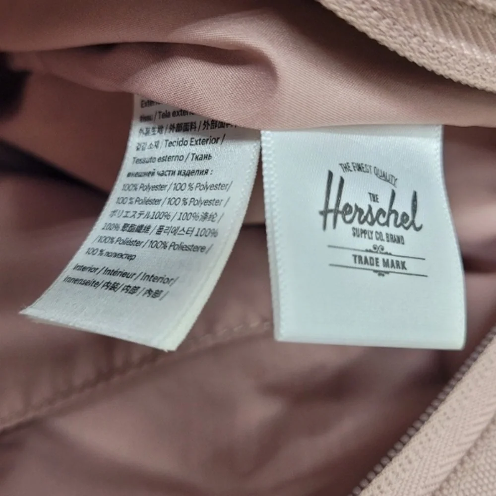 Herschel Supply Company Mica Style Tan Sand Neutral Zip Tote Bag - NWT - Picture 7 of 12